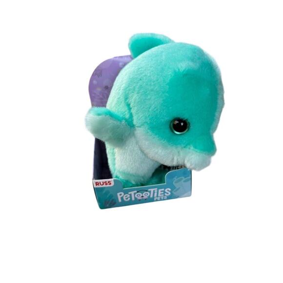 Russ Petooties Pets Plush - New - Yves the Dolphin - Picture 1 of 2